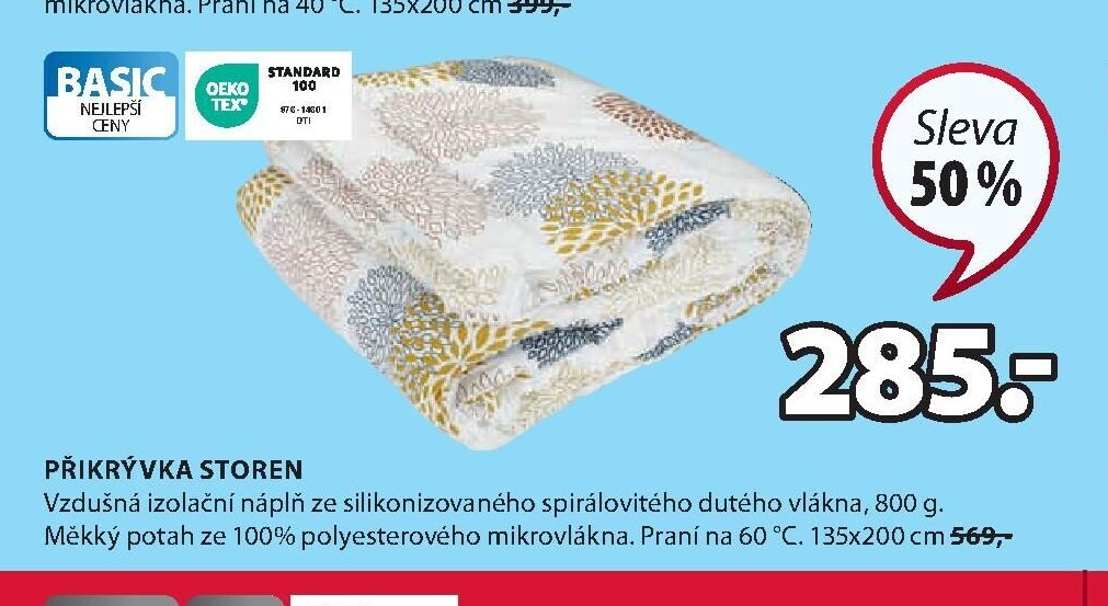 PŘIKRÝVKA STOREN - Jysk aktualniletaky.eu