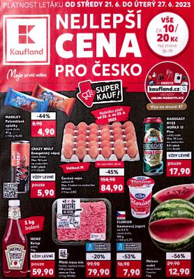 aktuální leták Kaufland 21.6.2023-27.6.2023