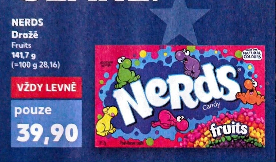 NERDS Dražé Fruits