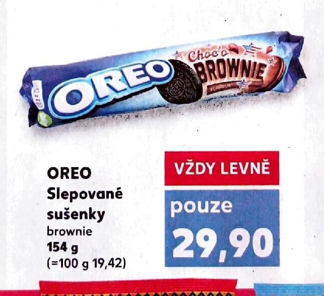 OREO Slepované sušenky brownie