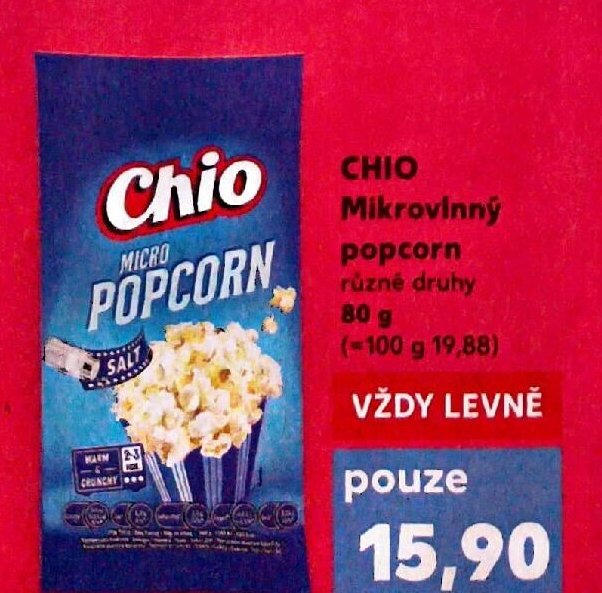 CHIO Mikrovlnný popcorn