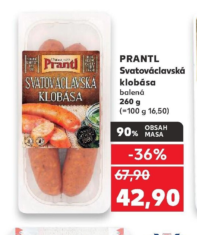 PRANTL Svatováclavská klobása