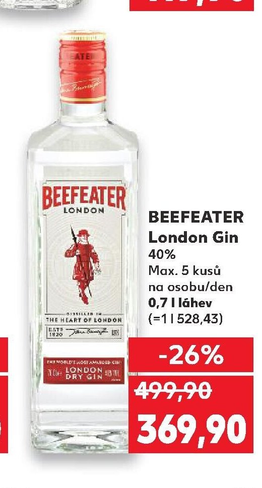 BEEFEATER London Gin