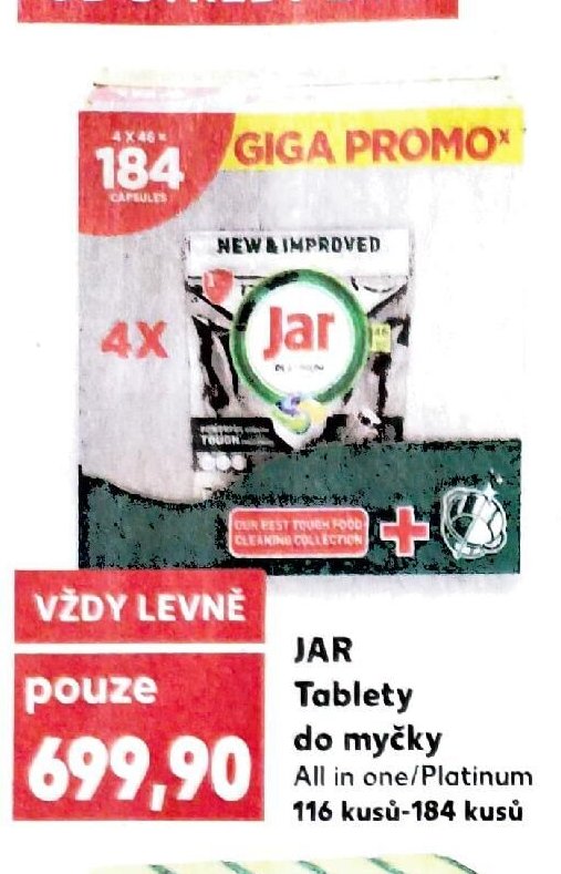 Jar Tablety do myčky