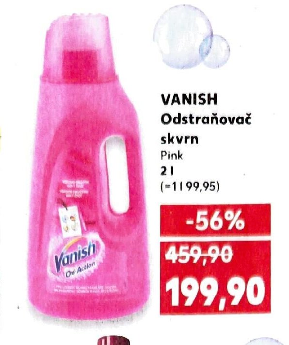 Vanish Odstraňovač skvrn Pink