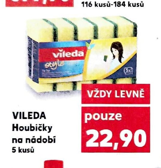 Vileda Houbičky na nádobí