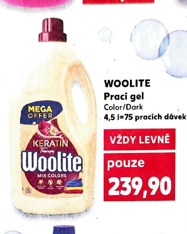 Woolite Prací gel Color/Dark