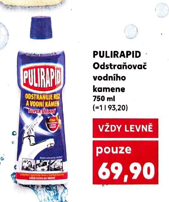 Pulirapid Odstraňovač vodního kamene