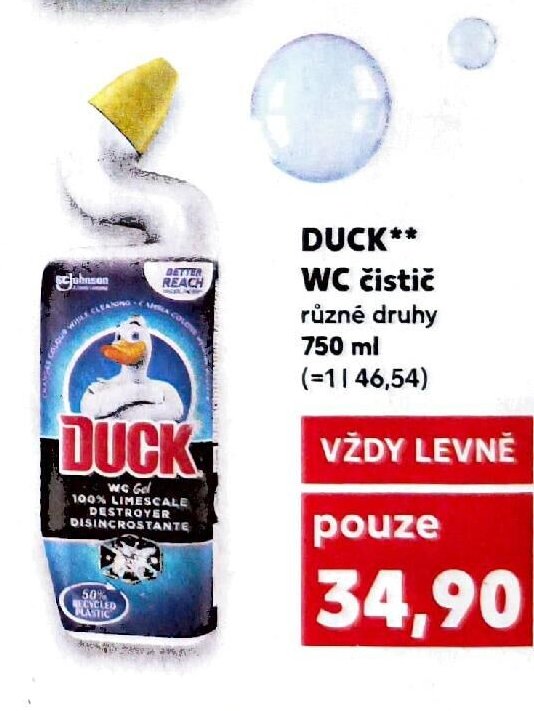 Duck WC čistič