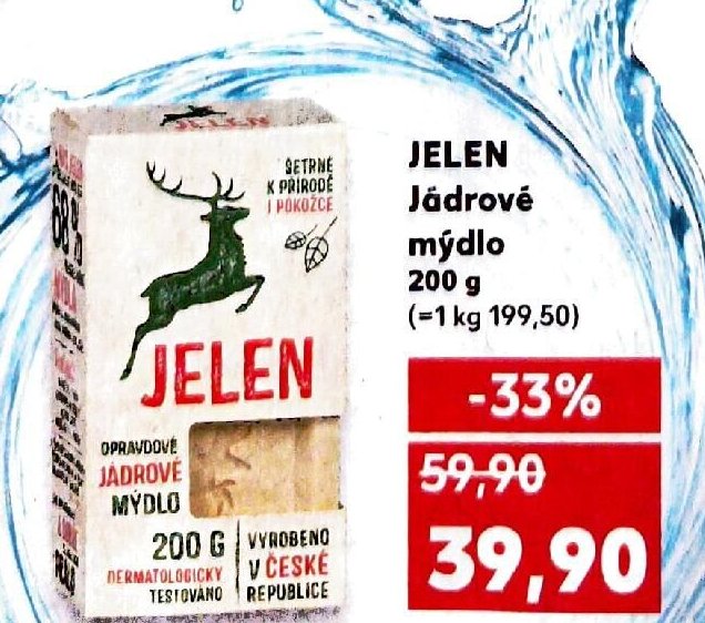 Jelen Jádrové mýdlo