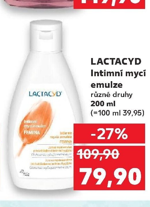 LACTACYD Intimní mycí emulze