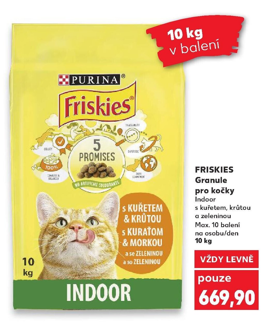 FRISKIES Granule pro kočky Indoor
