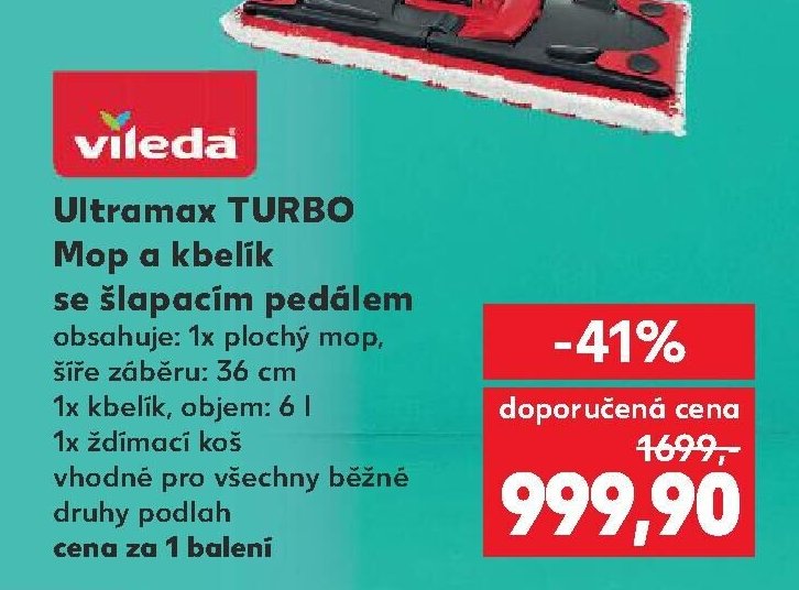 Ultramax TURBO Mop a kbelík