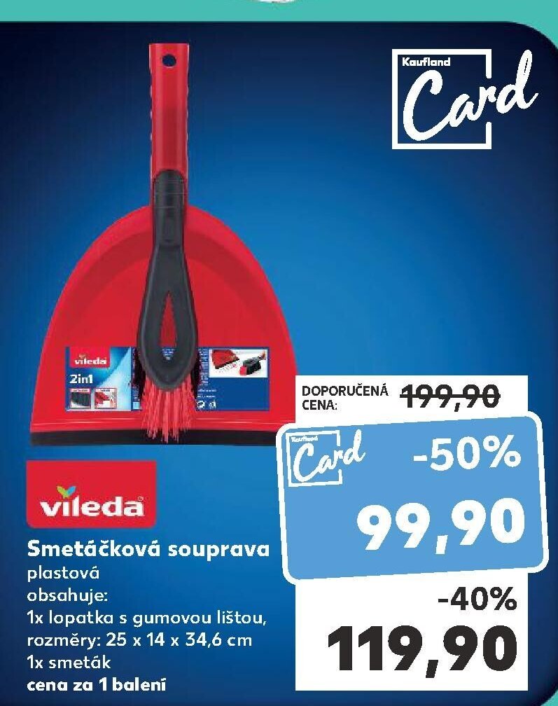 Smetáčková souprava plastová