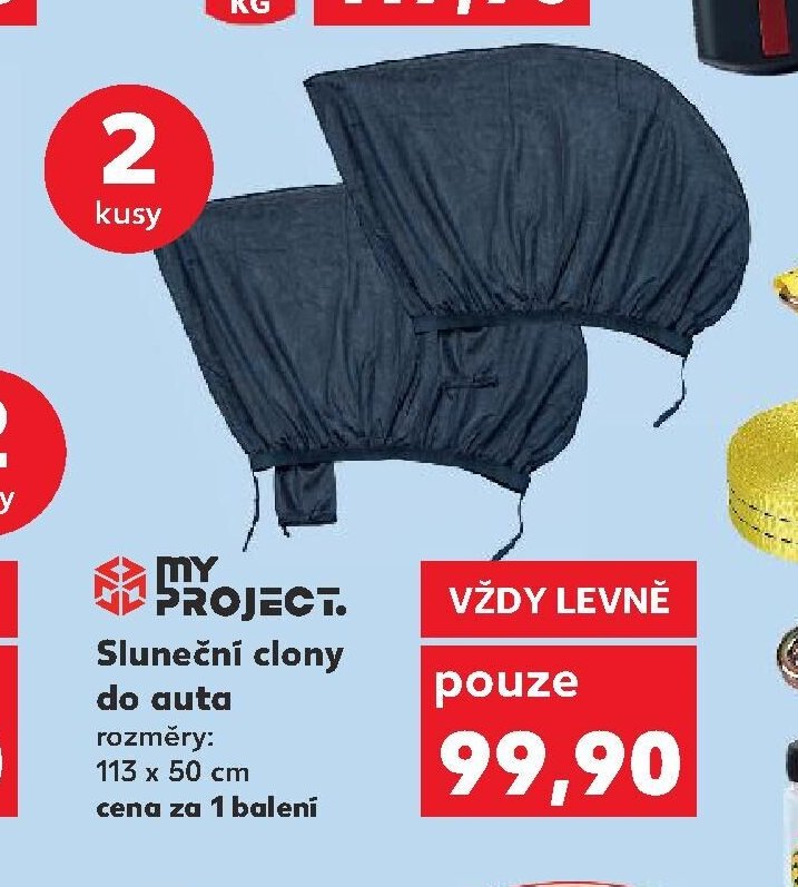 Sluneční clony do auta