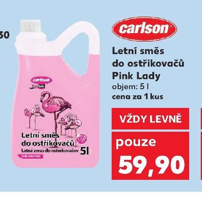 Letní směs do ostřikovačů Pink Lady
