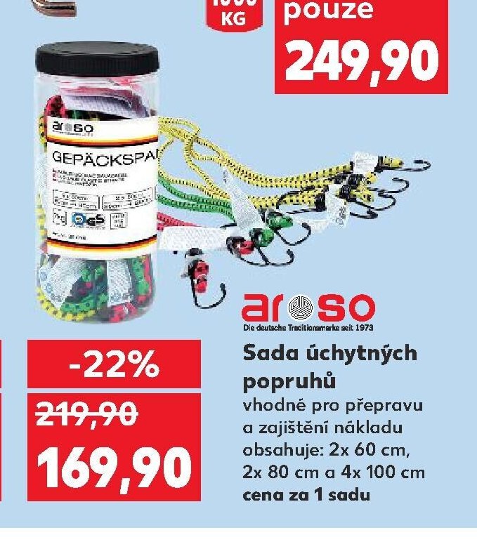 Sada úchytných popruhů