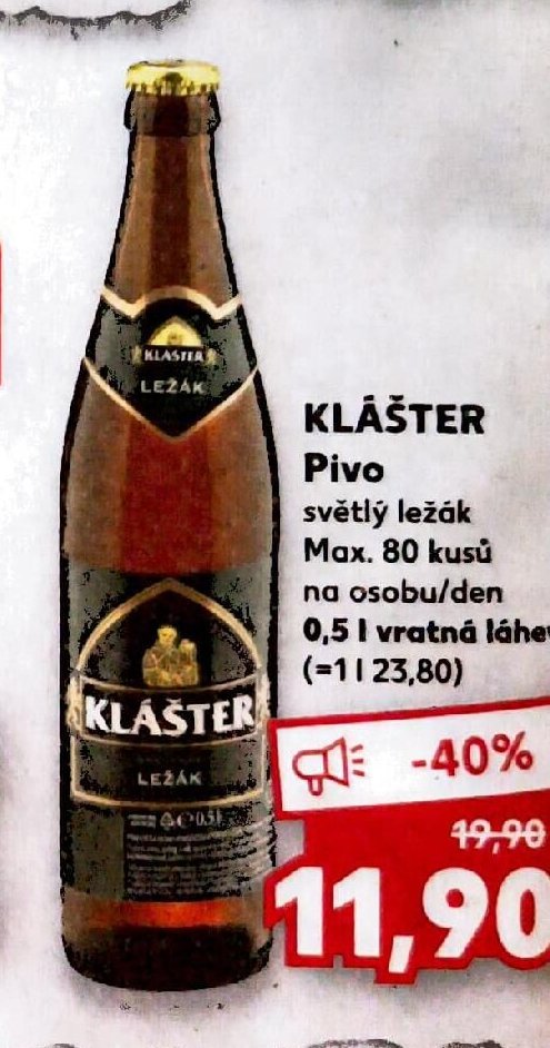 Klášter Pivo 0,5 l