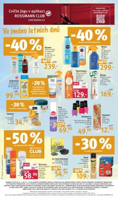 aktuální leták ROSSMANN drogerie 21.6.2023-11.7.2023