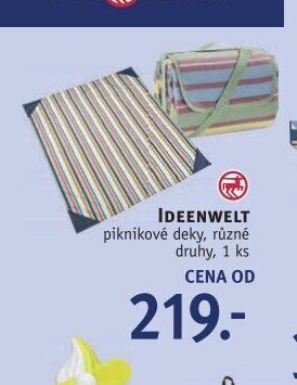 IDEENWELT piknikové deky, různé druhy, 1 ks