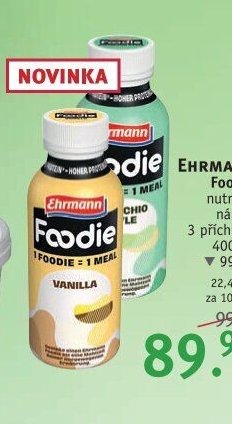EHRMANN Foodie nutriční nápoj