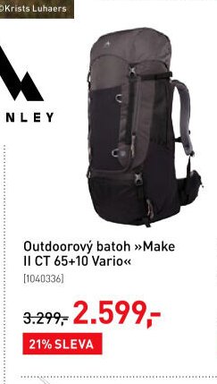 Outdoorový batoh »Make II CT 65+10 Vario«