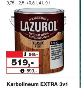 LAZUROL Classic S1023 syntetická lazura