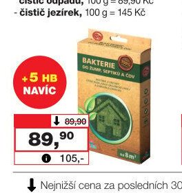 BALBIO bakterie do žump, ČOV a septiků