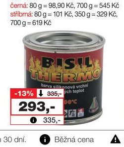 Bisil Thermo silikonová vrchní barva