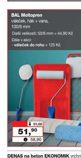 BAL Moltopren váleček