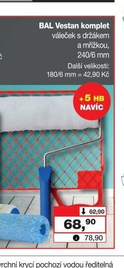 BAL Vestan komplet váleček