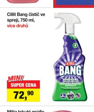 Cillit Bang čistič ve spreji, 750 ml