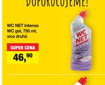 WC NET Intense WC gel, 750 ml, více druhů