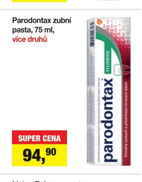 Parodontax zubní pasta, 75 ml, více druhů
