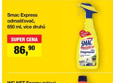 Smac Express odmašťovač, 650 ml, více druhů
