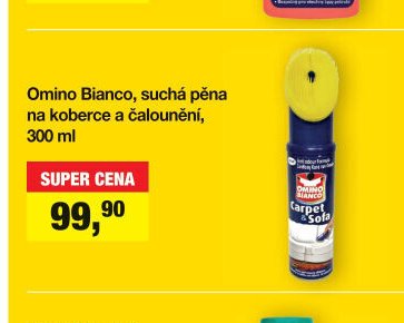Omino Bianco, suchá pěna na koberce a čalounění, 300 ml