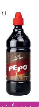 PE-PO čirý lampový olej, 1 l