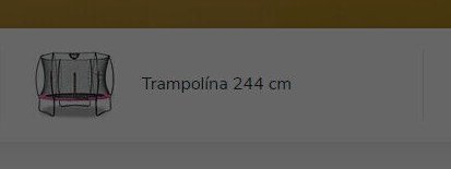 Trampolína 244 cm