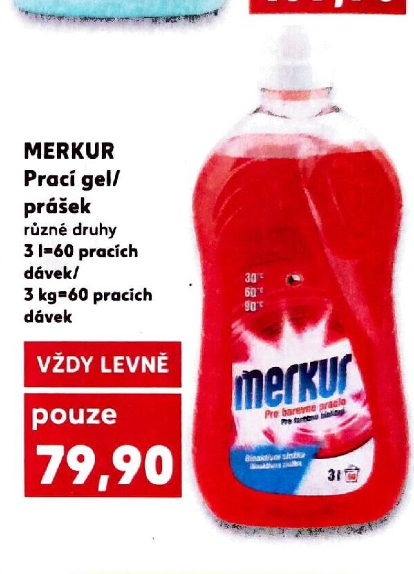 MERKUR Prací gel/prášek