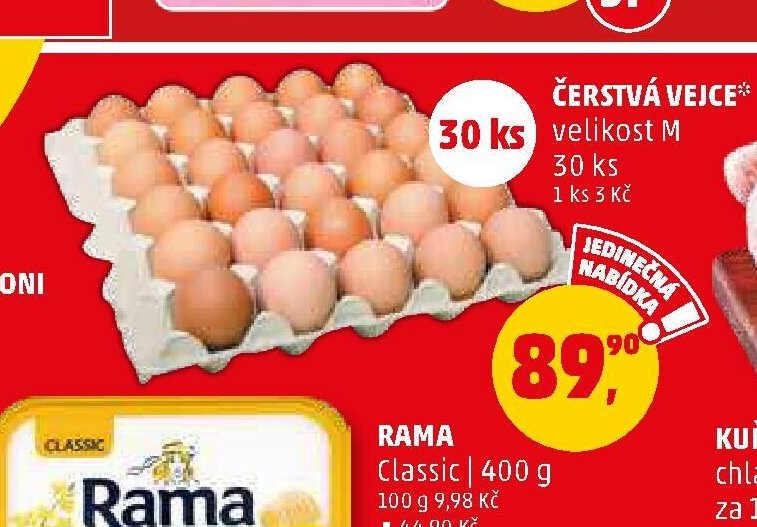 Čerstvá vejce 30 ks - Penny Market aktualniletaky.eu