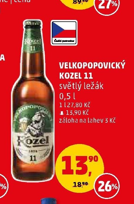 Velkopopovický Kozel 11 0,5 l - Penny Market aktualniletaky.eu