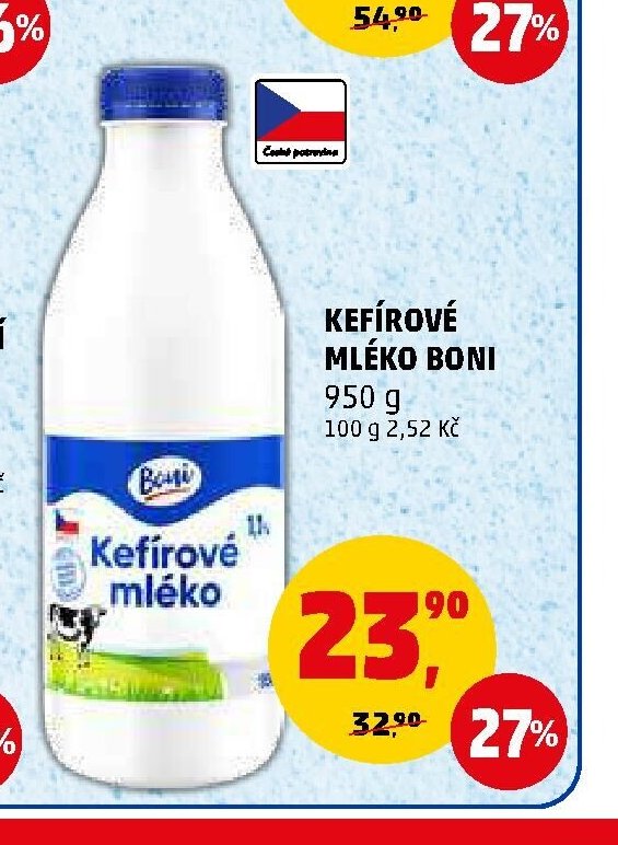 Kefírové mléko Boni - Penny Market aktualniletaky.eu