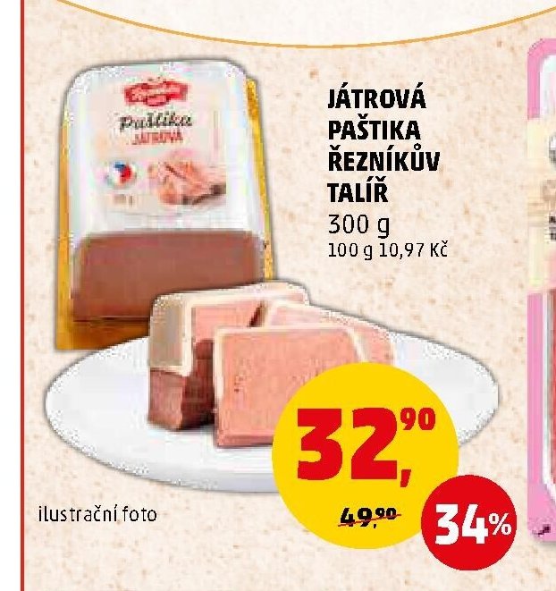 JÁTROVÁ PAŠTIKA ŘEZNÍKŮV TALÍŘ 300 g - Penny Market aktualniletaky.eu