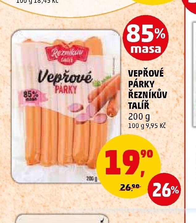 VEPŘOVÉ PÁRKY ŘEZNÍKŮV TALÍŘ - Penny Market aktualniletaky.eu