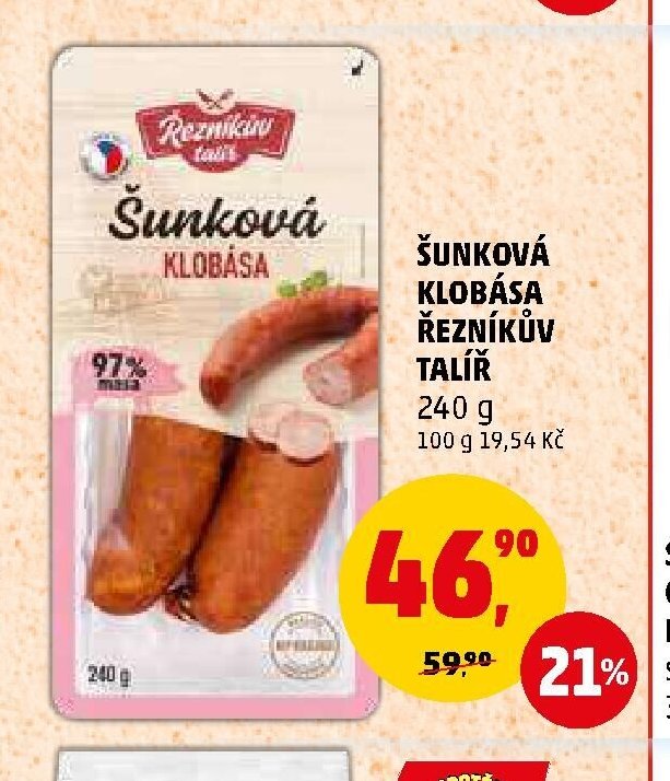 ŠUNKOVÁ KLOBÁSA ŘEZNÍKŮV TALÍŘ - Penny Market aktualniletaky.eu