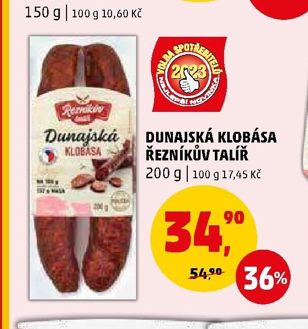 DUNAJSKÁ KLOBÁSA ŘEZNÍKŮV TALÍŘ - Penny Market aktualniletaky.eu