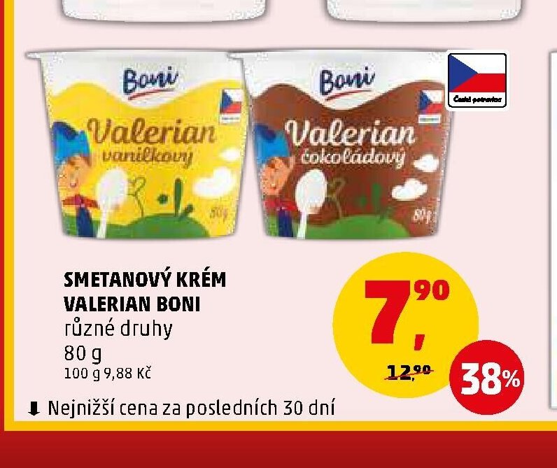 SMETANOVÝ KRÉM VALERIAN BONI - Penny Market aktualniletaky.eu