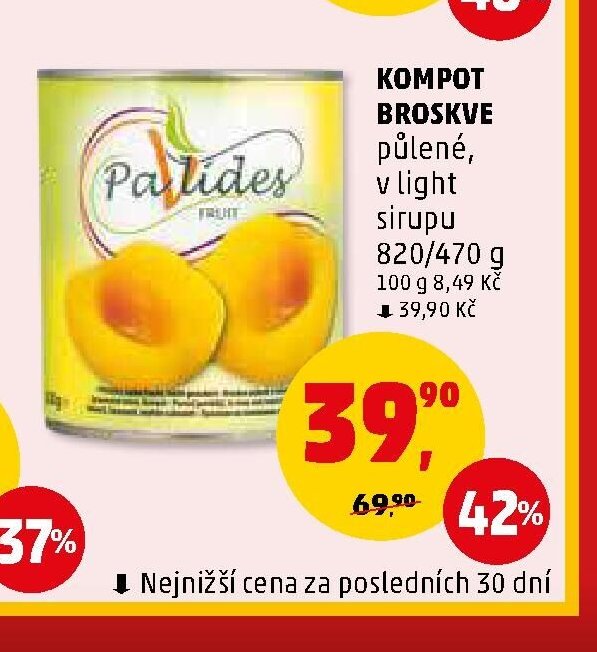 Kompot broskve Palides - Penny Market aktualniletaky.eu