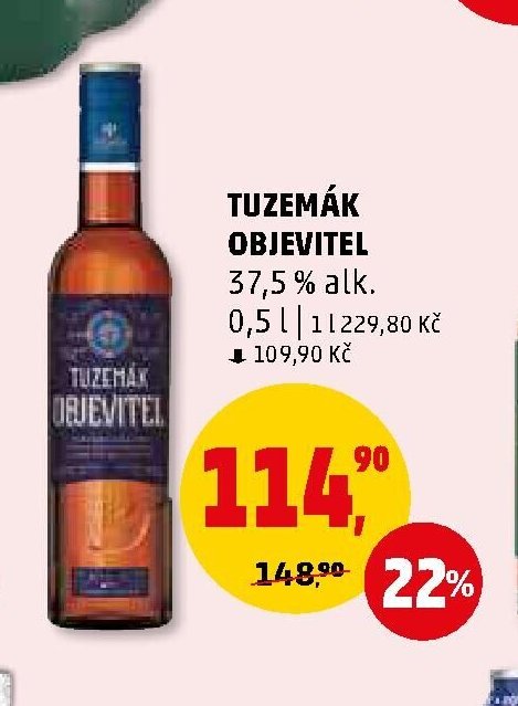 Tuzemák Objevitel 37,5 % alk. 0,5 l - Penny Market aktualniletaky.eu