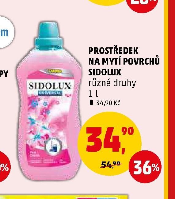 PROSTŘEDEK NA MYTÍ POVRCHŮ SIDOLUX - Penny Market aktualniletaky.eu
